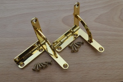 Solid Brass Quadrant Hinges (pairs) - prokraft