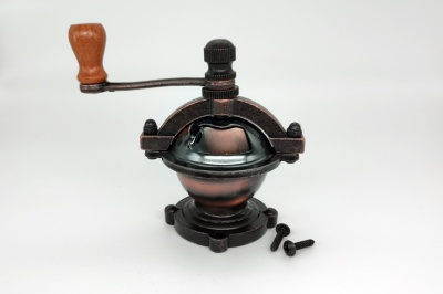 Vintage Hand Crank Pepper Grinder Kit Mechanism Antique Copper 